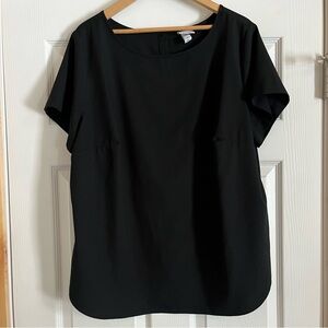 Ava & Viv Classic Black Blouse